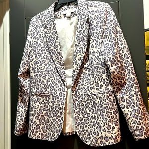 Rachel Zoe linen blazer, large